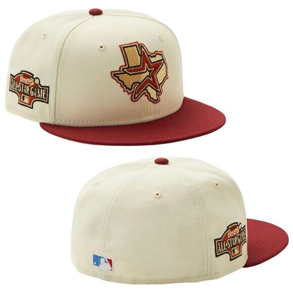 New Era Houston Astros 2002 All Star Game Patch 59FIFTY Fitted Hat - Picture 1 of 5